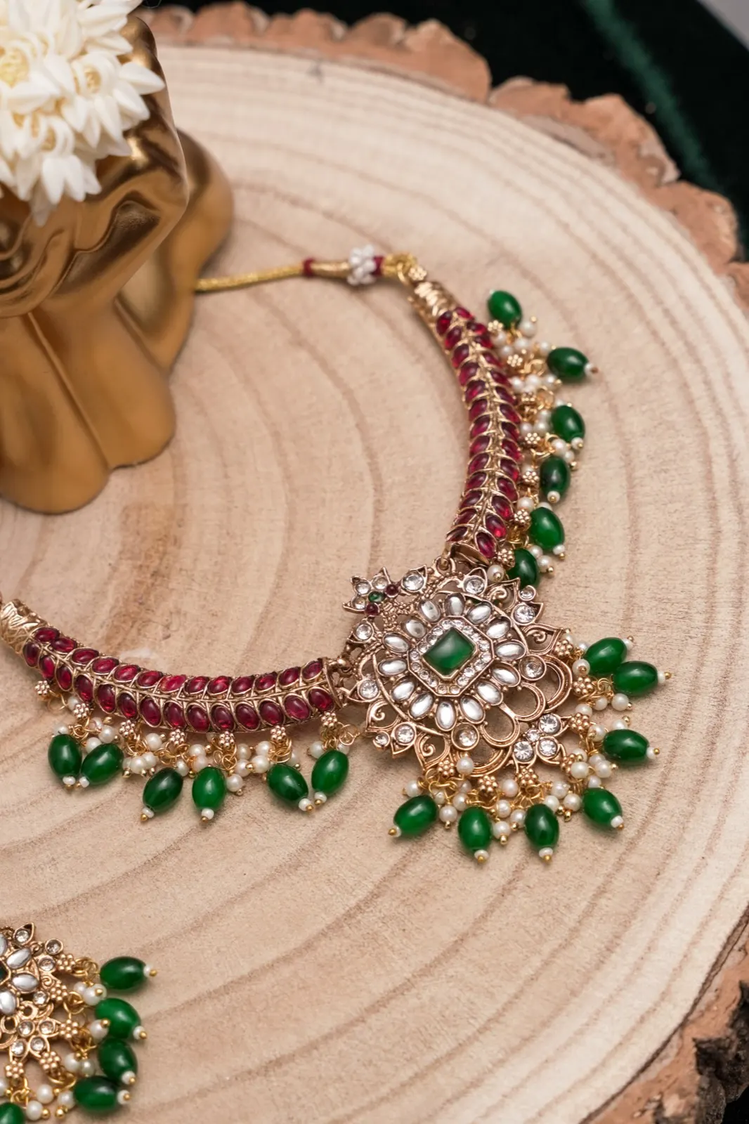 Emerald Drop Earrings