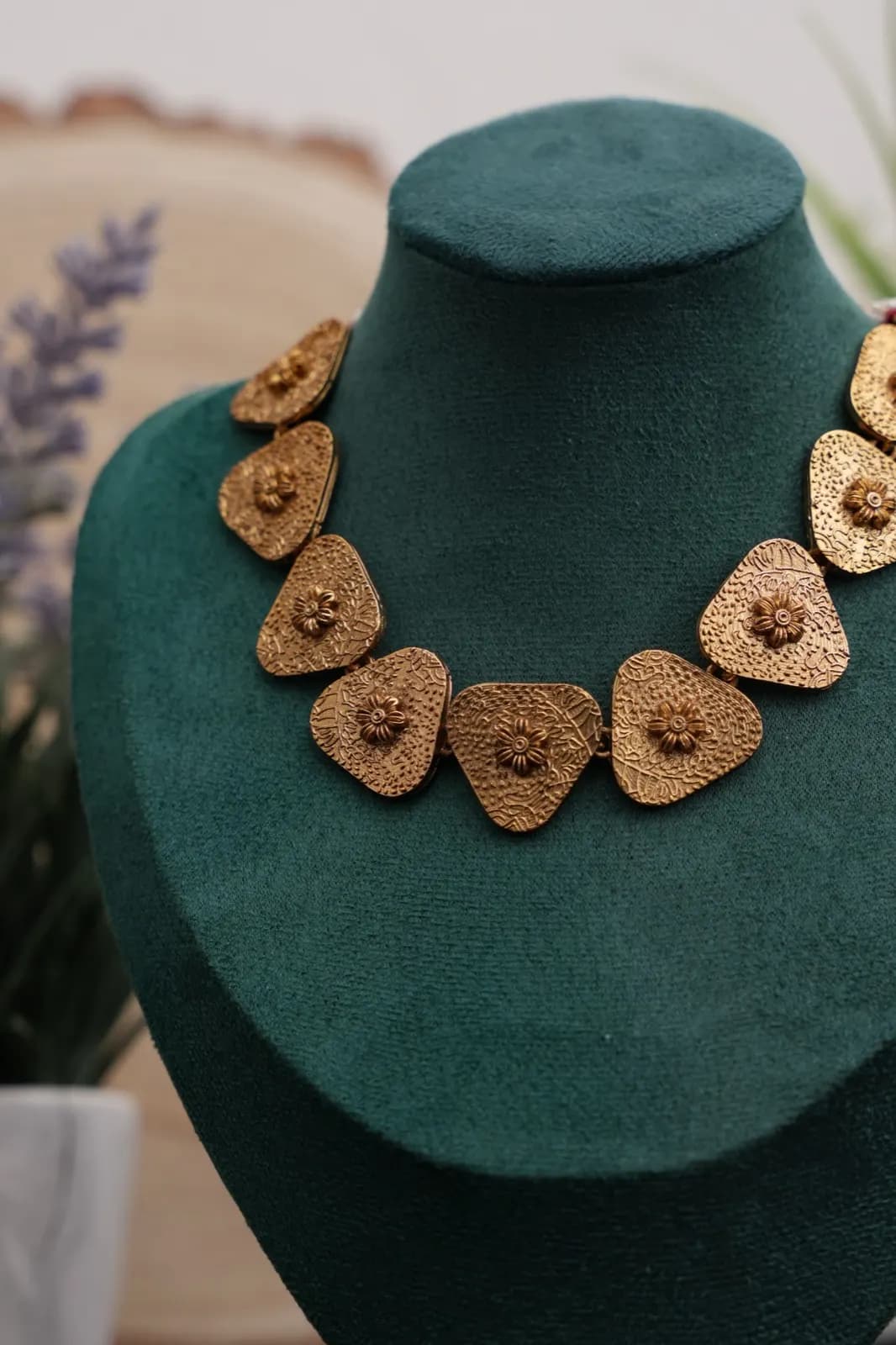 Gold Finish Necklace